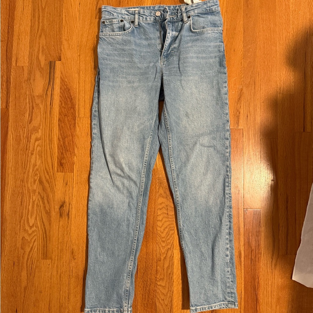 Zara Blue Slim Fit Jeans Versatile Everyday Style
